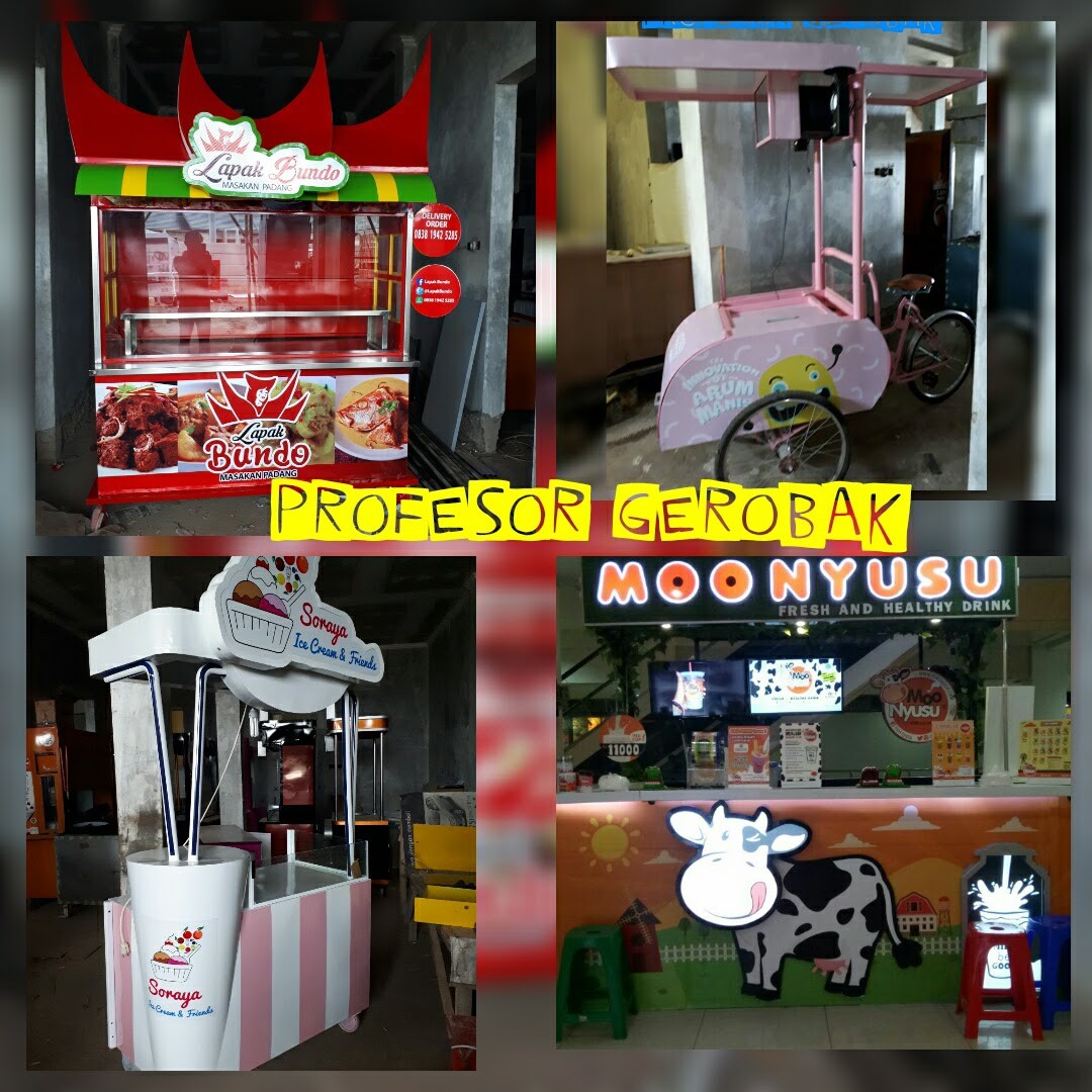 Hiasan Booth Jualan Makanan